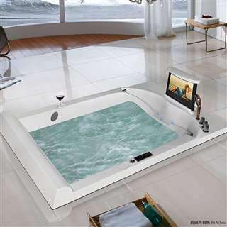 Oasis Recessed Massage Bathtub