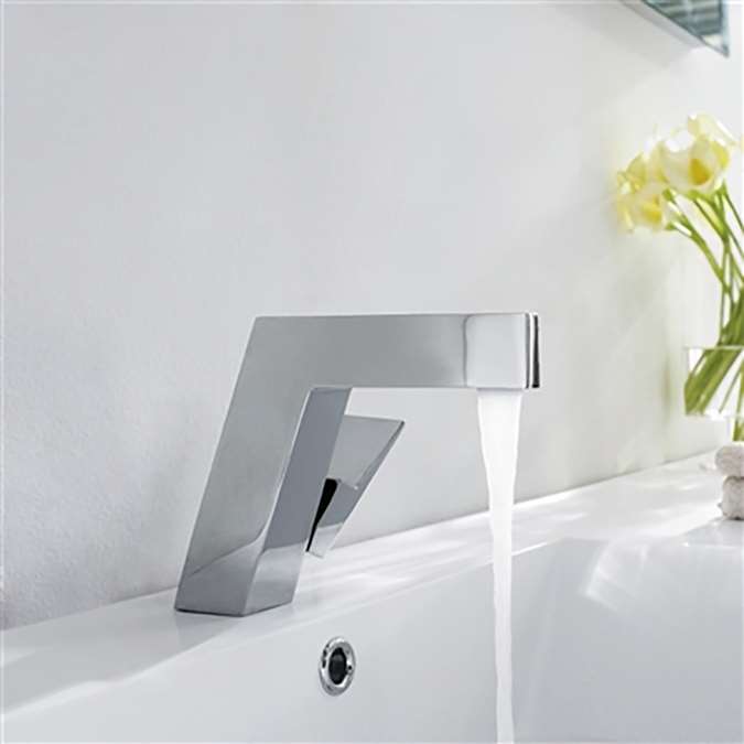 Hotel Bravat Chrome Polished Finish Bathroom Basin Mixer Tap