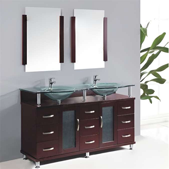 FontanaShowers Lemans Double Vanity Set