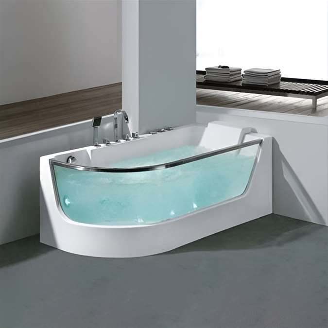 Glass jacuzzi Bathtub