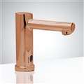 For Luxury Suite Carpi Freestanding Rose Gold Finish Commercial Automatic Sensor Faucet