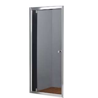 Glass Shower Enclosure | Satin Aluminum Frame